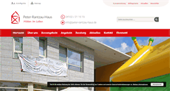 Desktop Screenshot of peter-rantzau-haus.de